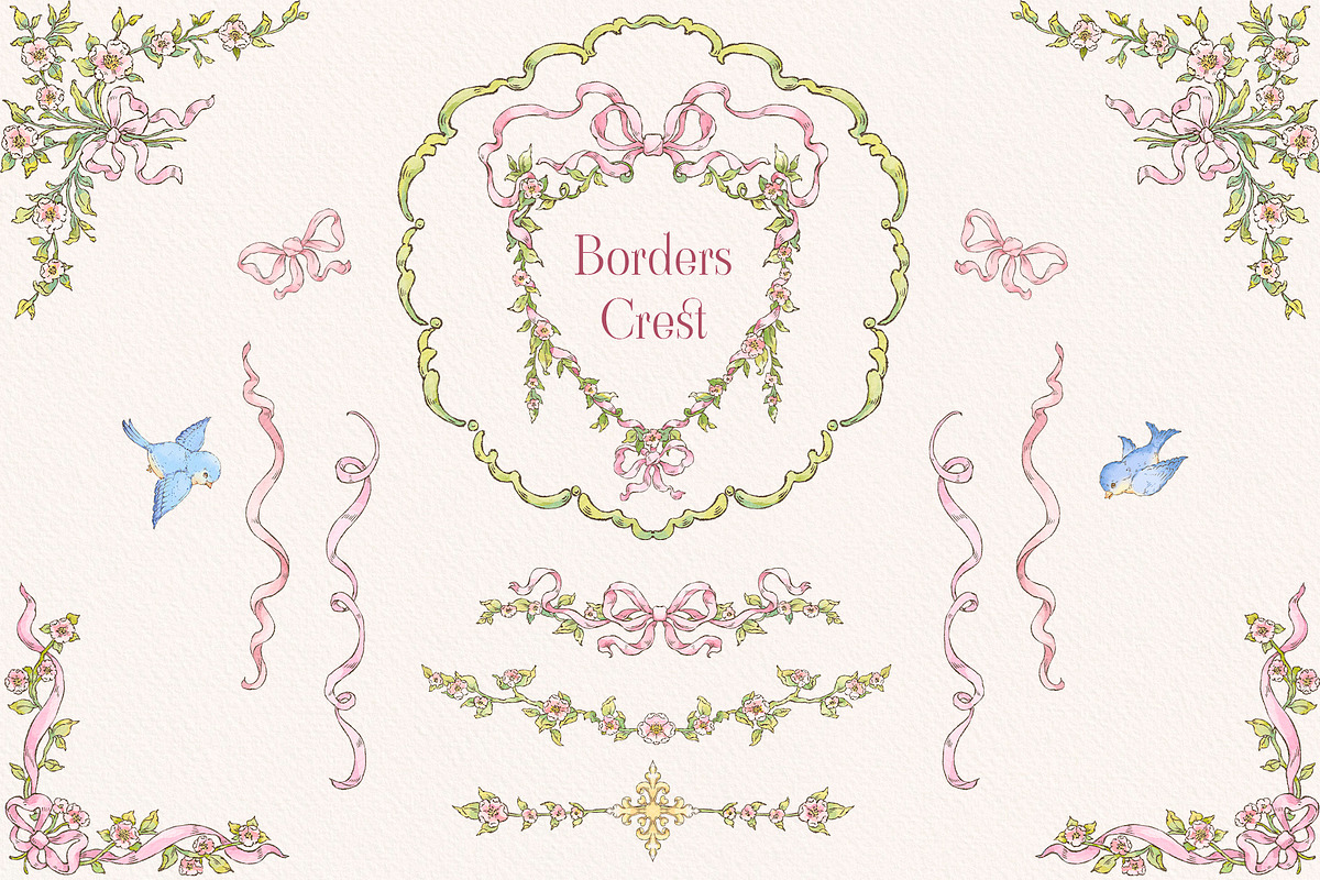 Teddy Bear Pink Watercolor Clipart, a Decorative Illustration by Ekaproeka (Photo 6 of 8)