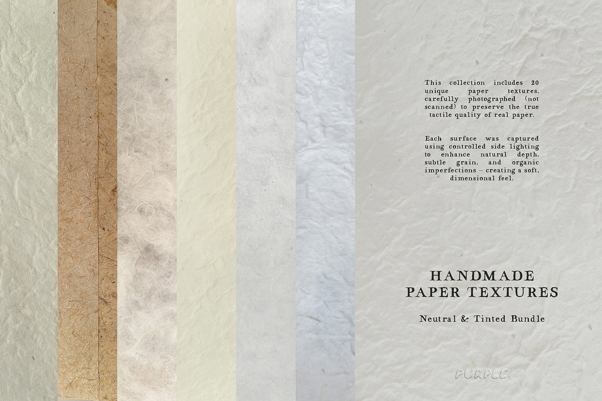 Handmade Paper Textures, a Background Graphic by Purple (Photo 5 of 22)