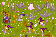 Halloween collection., a Decorative Illustration by Funny-sunny (Thumbnail 3 of 9)