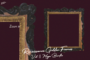 250 Renaissance Golden Frames Vol II, an Object Graphic by Lilithcollageart (Thumbnail 4 of 11)