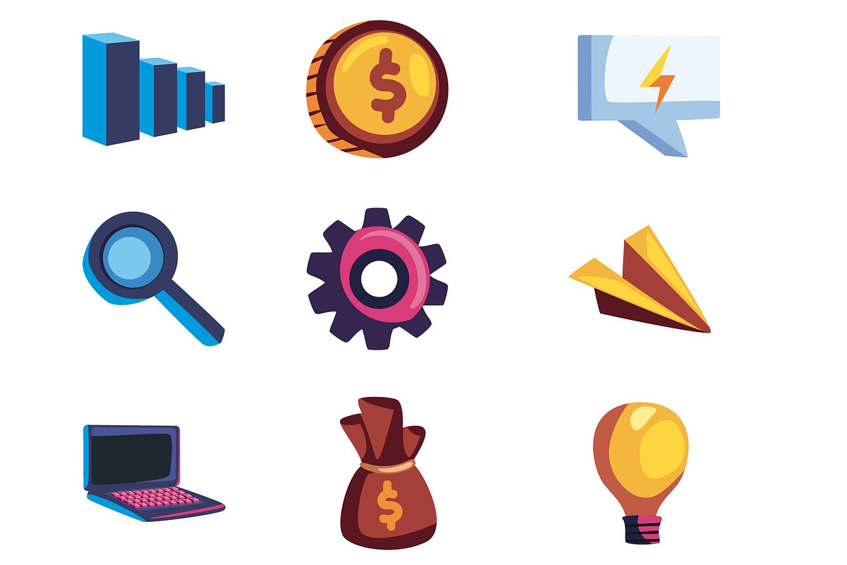 Startup & Business Illustration Set preview 3