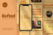 Hufood - Instagram Canva Template, a Social Media Template by ZAF Studio (Thumbnail 1 of 7)