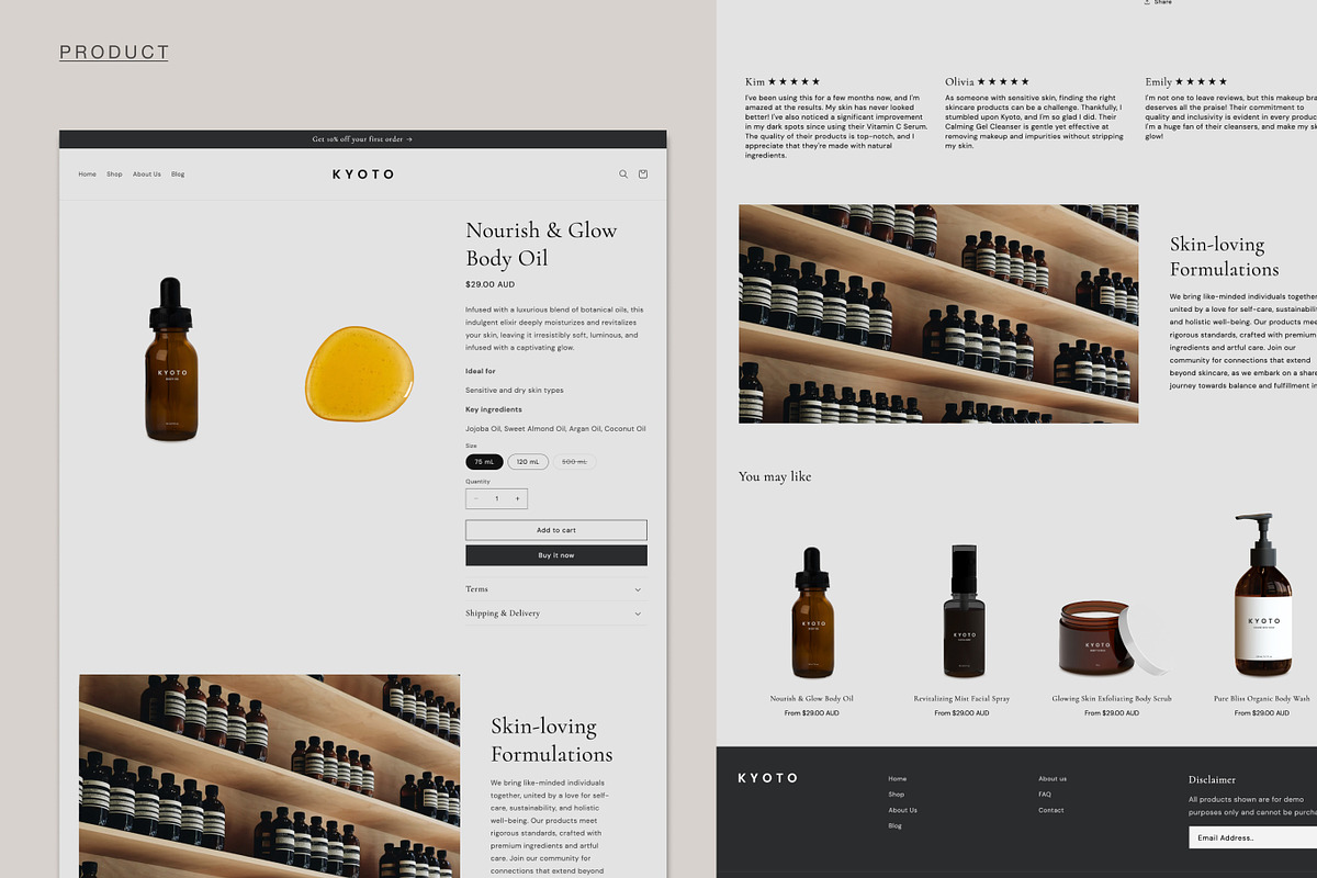 KYOTO | Neutral Shopify Theme, a Shopify Template by Studio Mayde (Photo 5 of 9)
