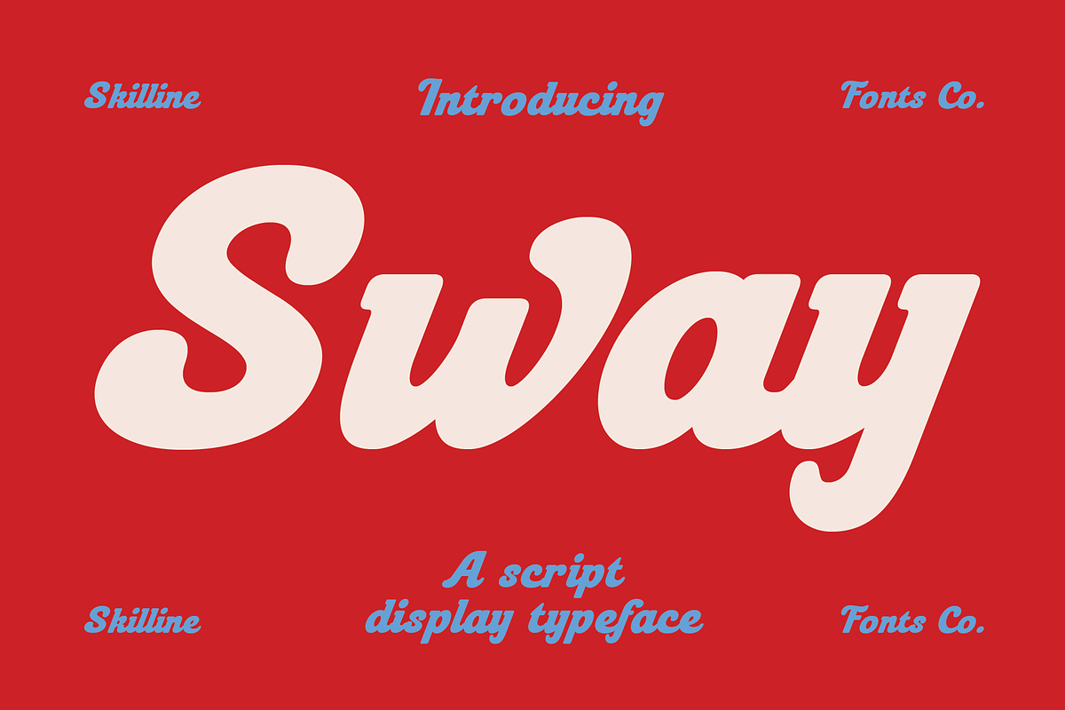SFC Sway, a Script Font by Skilline Supply Co. (Photo 1 of 6)