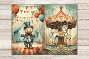 Circus Junk Journal Pages | Vintage, a Person Illustration by GlamArtZhanna (Thumbnail 5 of 10)