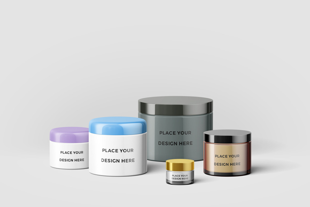 Cosmetic Jars Mockup, a Mask Mockup by Kotulsky Mockups (Photo 4 of 4)