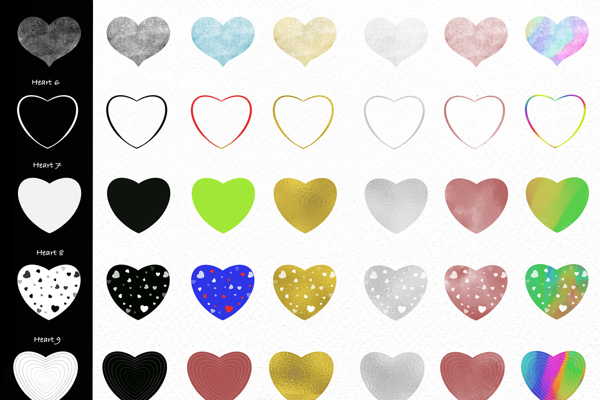 Valentine's Procreate Stamp Brushes, a Shape Add-On by Ducatum (Photo 3 of 9)