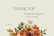 Farm Bouquet - autumn florals, an Illustration by AleksaArt (Thumbnail 13 of 13)