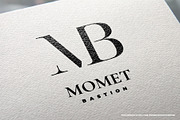 Modern Serif MB monogram, a Branding & Logo Template by MuzaInspires (Thumbnail 4 of 4)