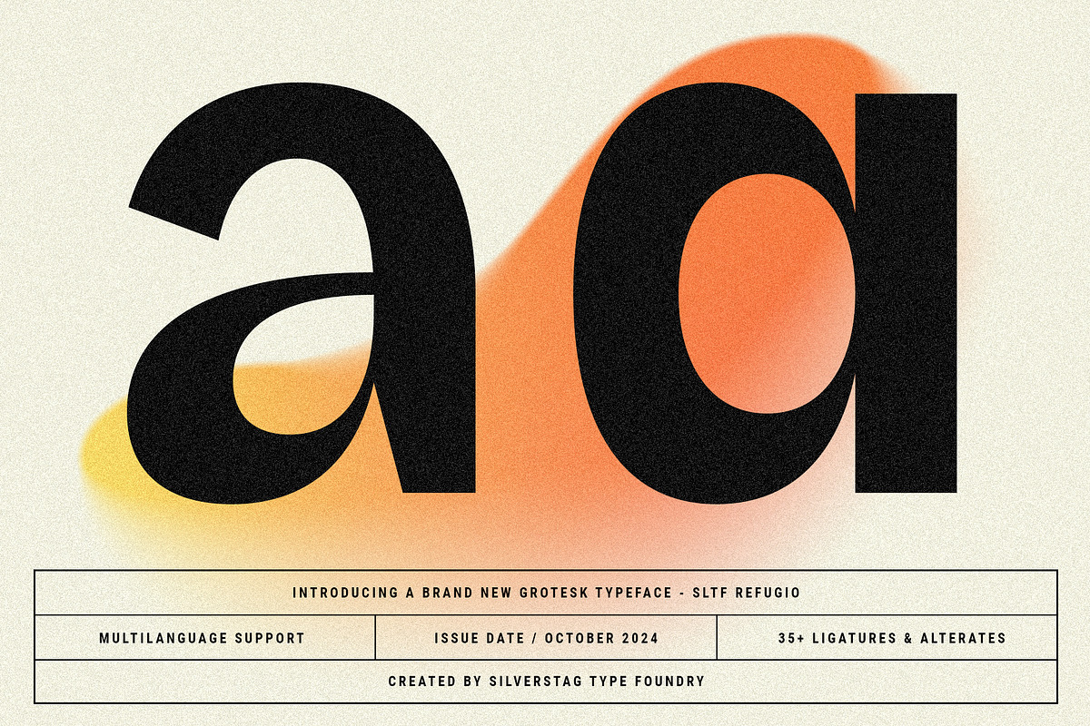 SLTF Refugio - Modern Grotesk Font, a Sans Serif Font by SilverStag Type Foundry (Photo 18 of 30)