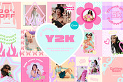 Y2K Vibes Branding Starter Kit Canva, a Branding & Logo Template by Hell Yeah Designs (Thumbnail 13 of 20)