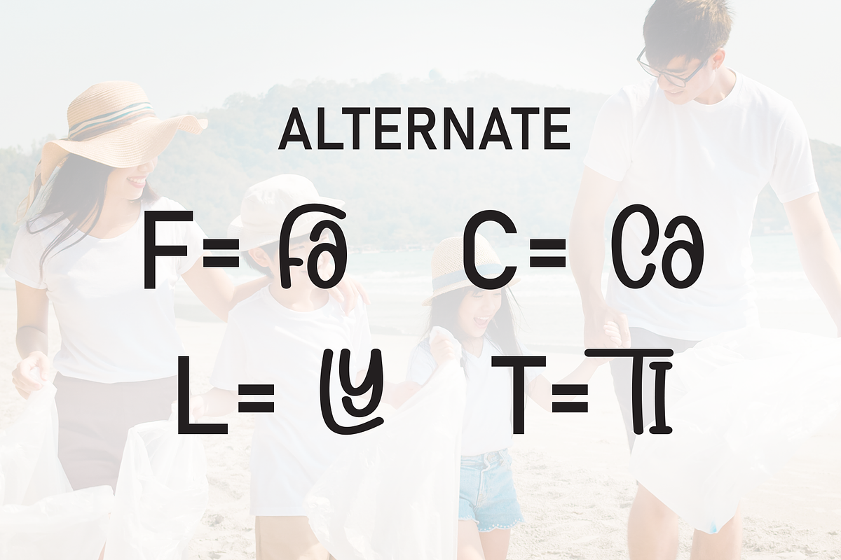 Family Vacation | Script Font, a Script Font by Scratchones (Photo 8 of 9)