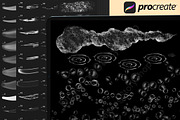 120 Procreate liquid white brushes, a Brush Add-On by DrawingStoryShop (Thumbnail 7 of 7)