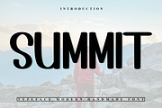 Summit, a Sans Serif Font by InermediaSTUDIO (Thumbnail 2 of 7)