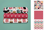 Bookish Christmas Seamless Patterns, a Pattern Graphic by Alanna Messina Design Co (Thumbnail 6 of 8)