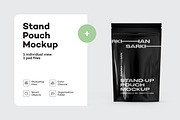 Glossy Stand Up Pouch W Zipper, a Packaging Mockup by _Adroit_ (Thumbnail 1 of 5)