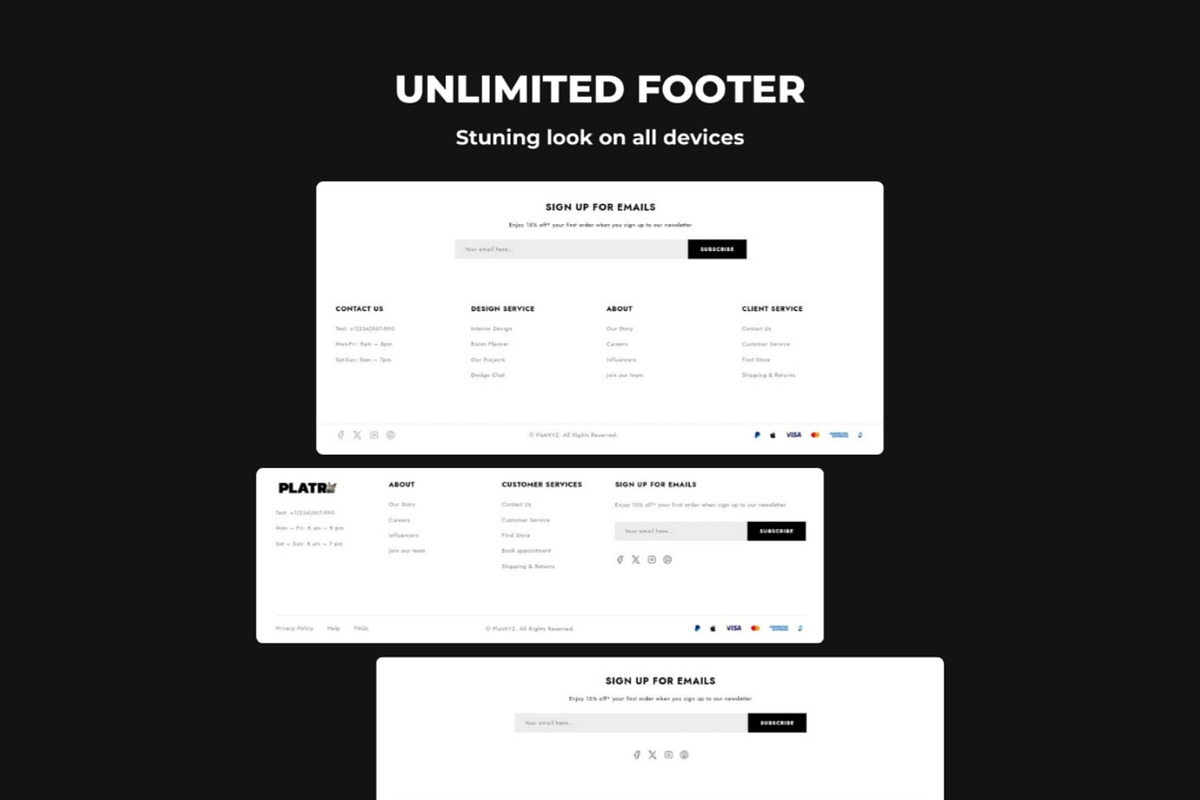 Platrxyz Pro - Minimal WooCommerce, a WordPress Template by PlatR (Photo 3 of 10)