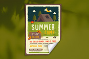 Summer Camp Flyer, a Flyer Template by Totem Design Studio (Thumbnail 2 of 5)