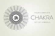 Chakra Set, an Illustration by BlackBird Foundry (Thumbnail 1 of 3)