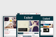 United - Church WordPress Theme, a WordPress Template by Organized Themes (Thumbnail 1 of 2)