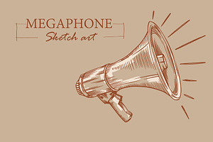 Sketch of Megaphone