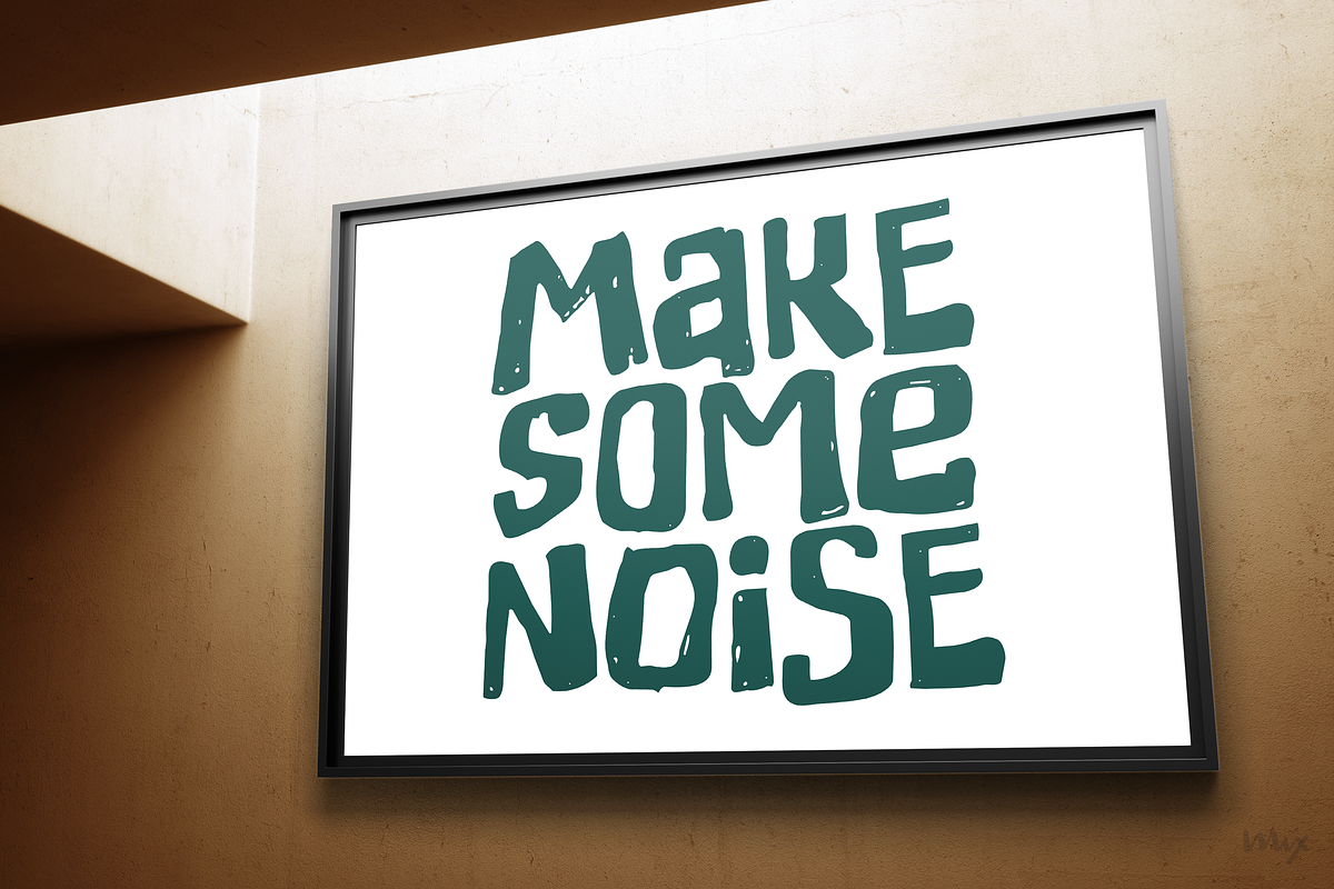 Loudmouth — Scrappy Decorative Font, a Handwritten Font by Mix Fonts (Photo 6 of 9)