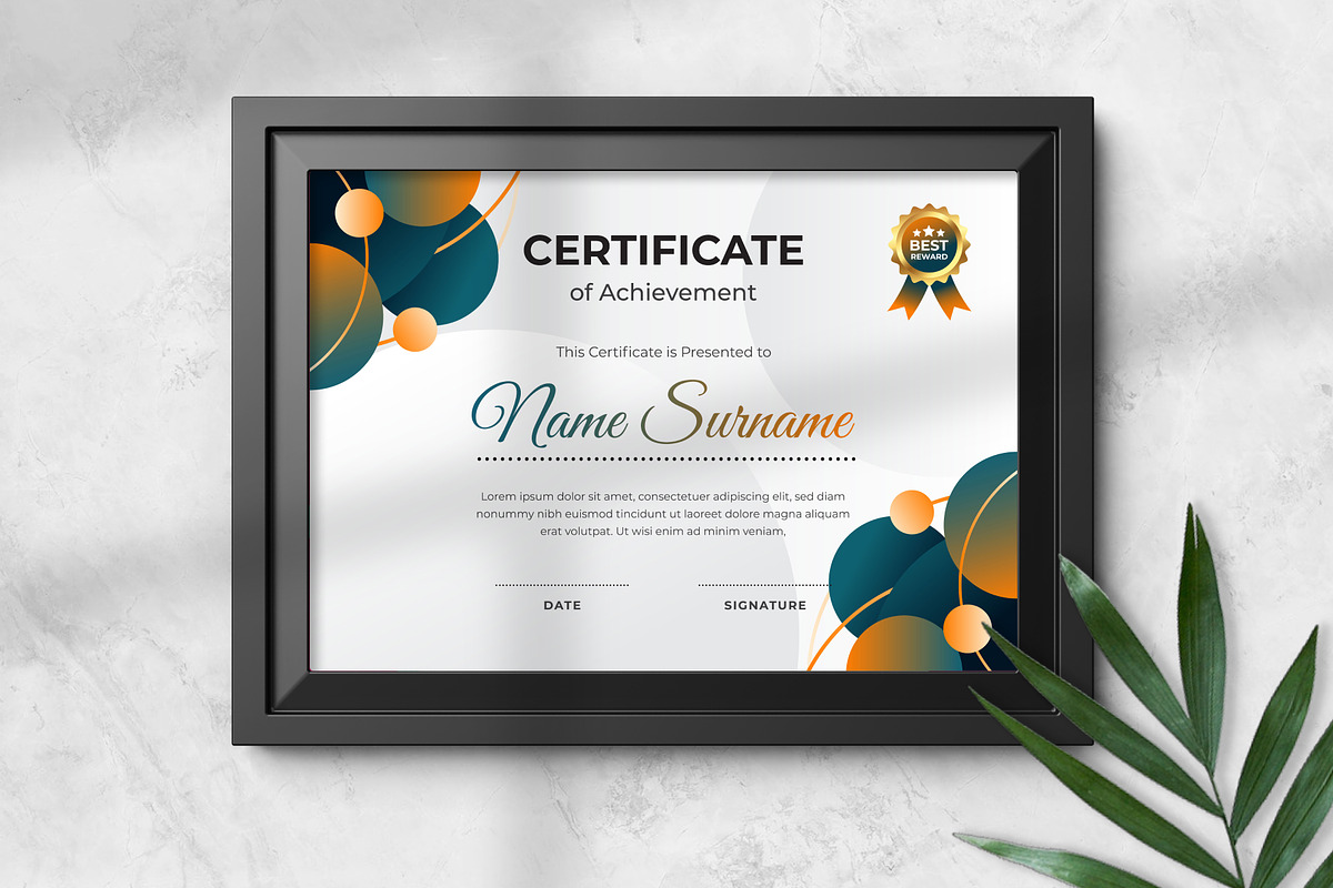 Certificate Template, a Stationery Template by Panen Creative (Photo 1 of 3)