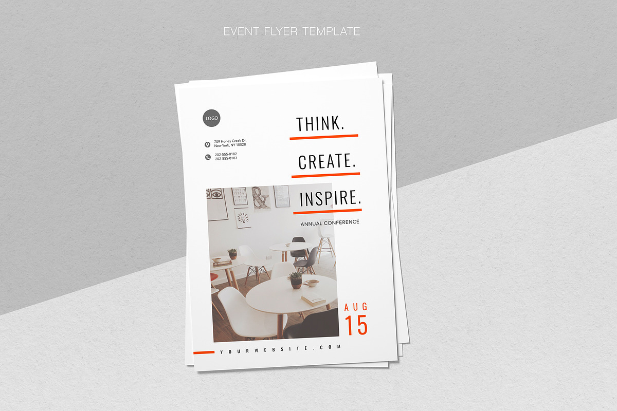 Event flyer double sided, a Flyer Template by Marie T (Photo 1 of 4)