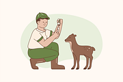 Zoologists Illustration, an Object Graphic by Jump Studio (Thumbnail 14 of 14)