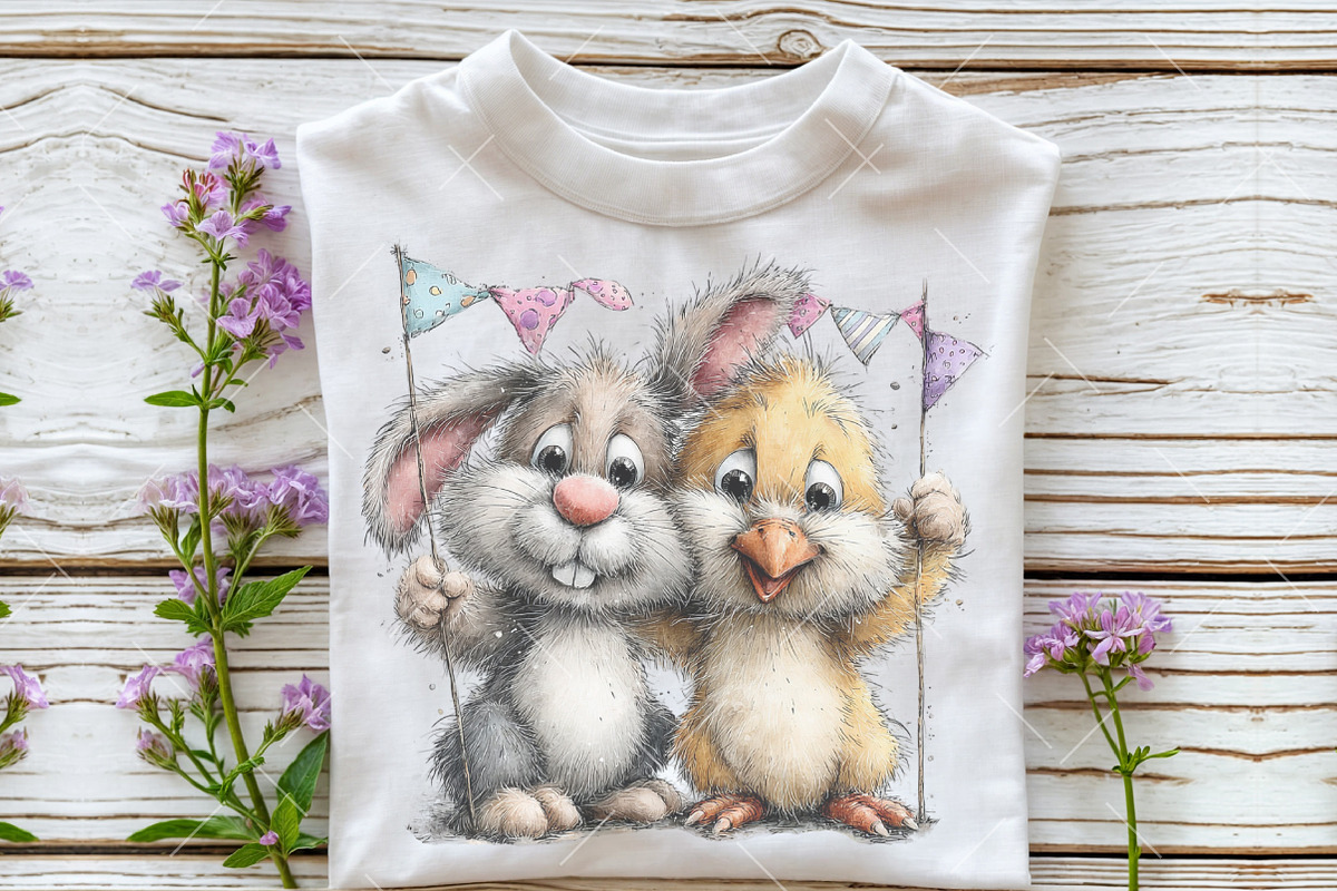 Whimsical Easter Animals Clipart, an Illustration by OK Design (Photo 6 of 6)