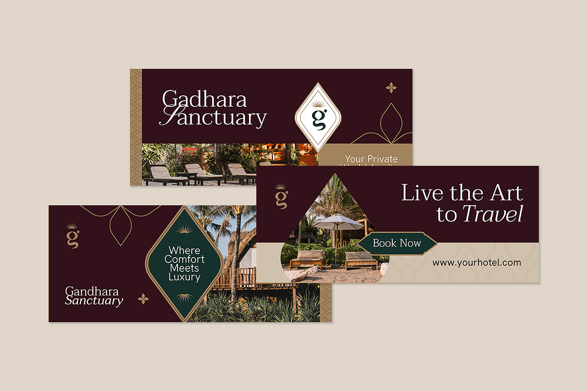 Gandhara Sanctuary - Facebook Cover, a Social Media Template by Fannan Studio (Photo 2 of 3)