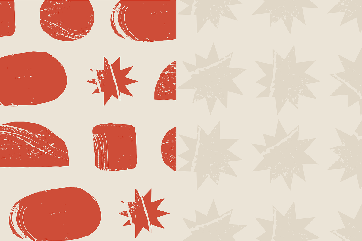 Textured Shapes & Badges Set, a Texture Illustration by Mere Hunter (Photo 8 of 10)