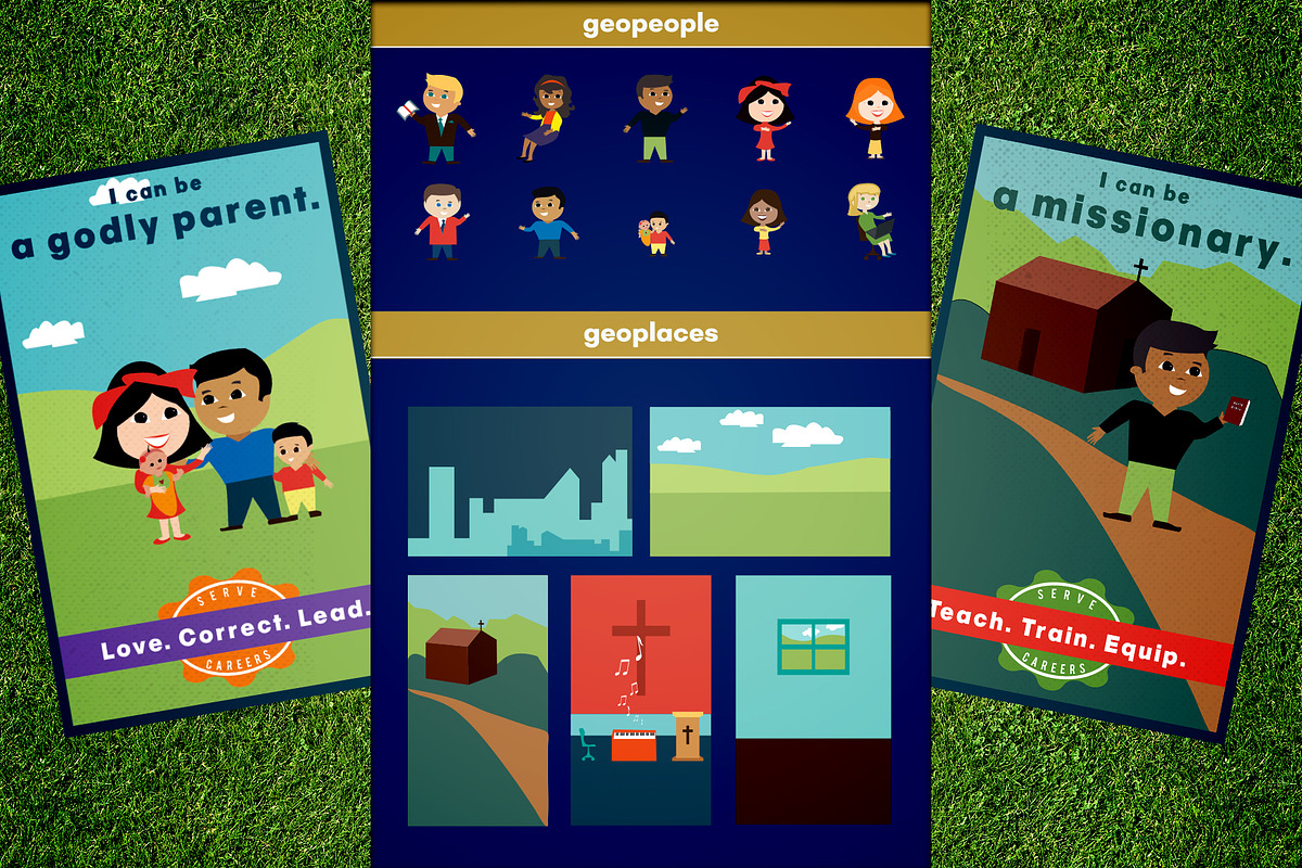 Church Ministry Character Creator, a Graphic by Isaiah53Design (Photo 4 of 4)