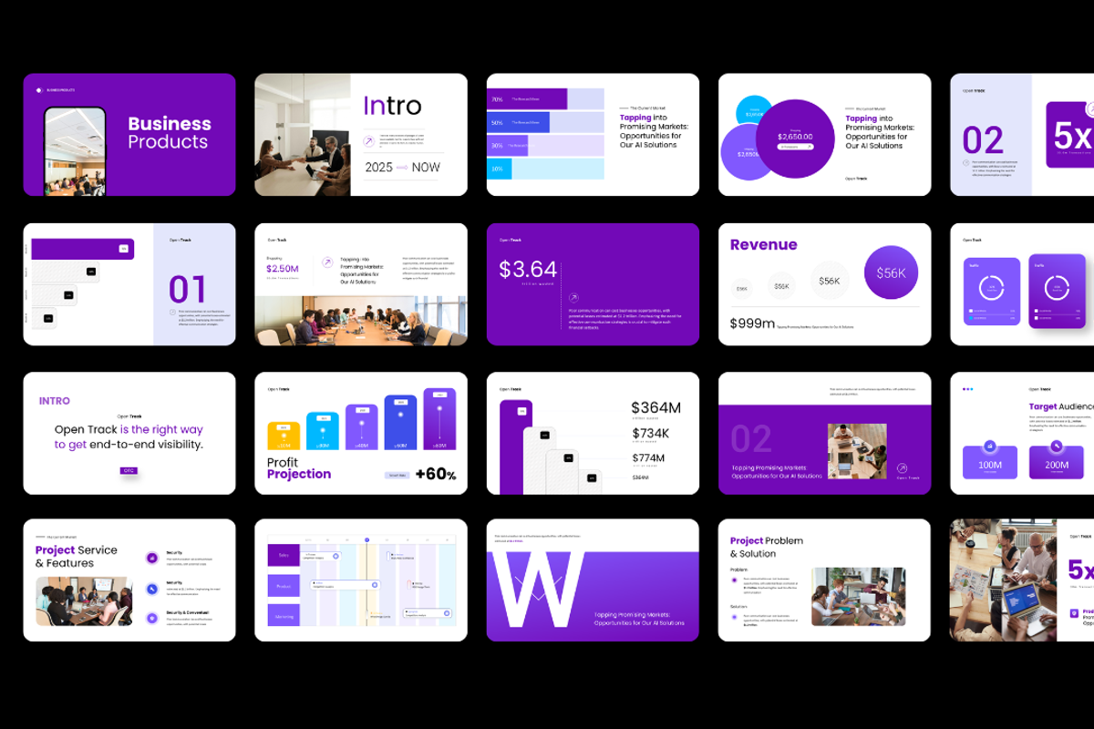 Business Pitch Deck Powerpoint, a Presentation Template by Hammad Arif (Photo 2 of 3)