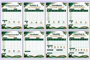 Attendance and Hours Log | Employee, a Stationery Template by Mustafiz (Thumbnail 4 of 4)