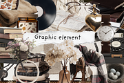 Autumn memories collage pack, an Object Graphic by VirinaDesign (Thumbnail 4 of 13)