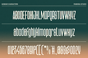 Gendar - Condensed Font Family, a Sans Serif Font by Pandeka Studio (Thumbnail 11 of 12)