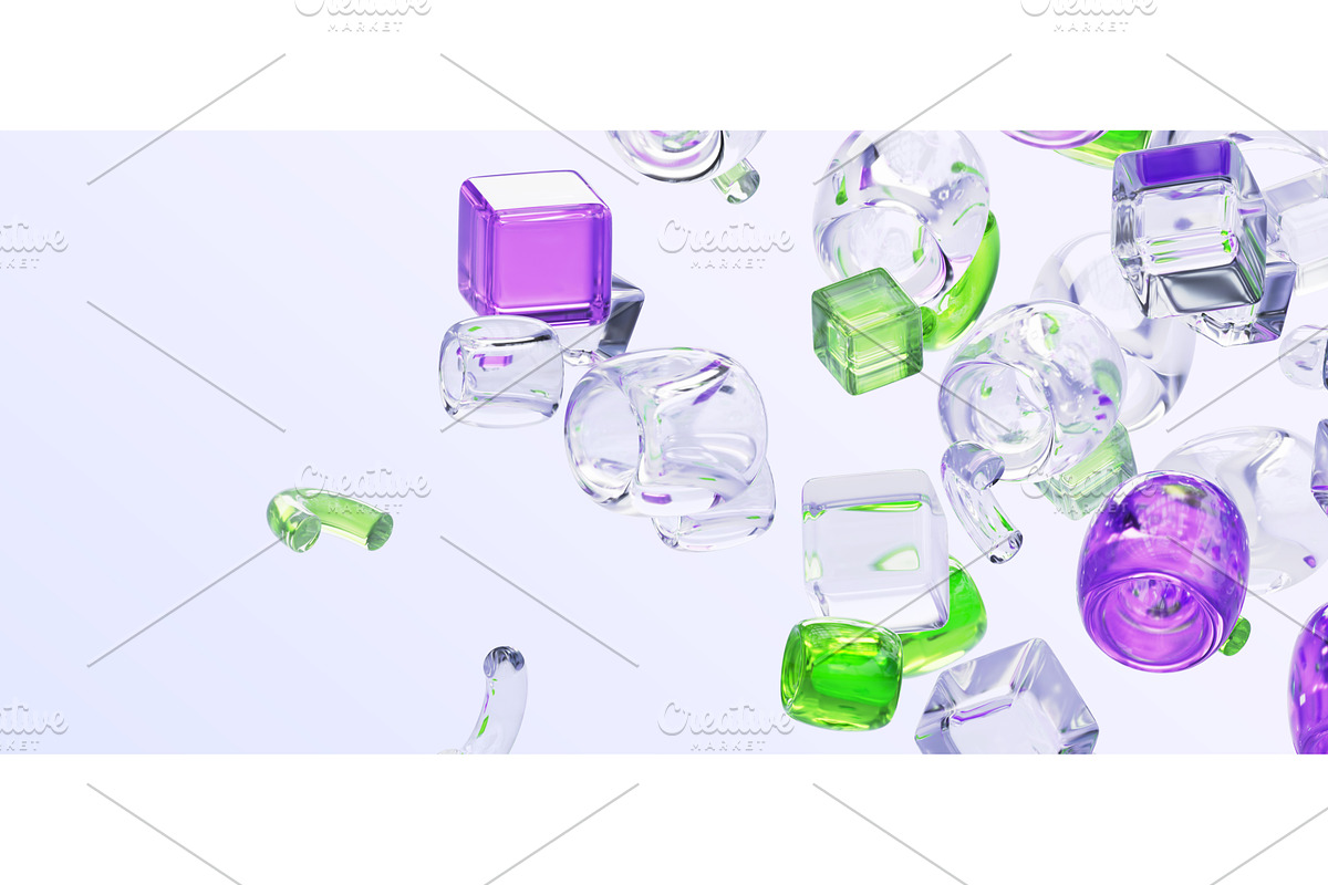 Pastel light 3d background with, a Background Graphic by Marozhkastudio
