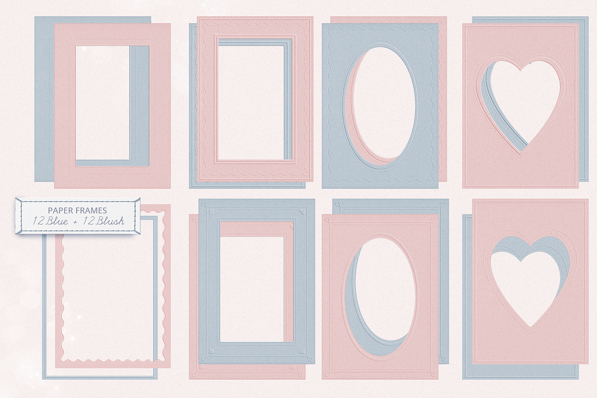 Beloved Memories | Soft Collage Kit, an Object Graphic by Moon Starer Studio (Photo 3 of 9)