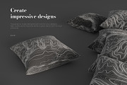Topographic Maps Vector Bundle, a Texture Illustration by RDShop (Thumbnail 6 of 13)
