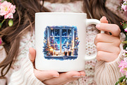 Christmas Home Clipart, an Illustration by RobertsArt (Thumbnail 3 of 7)