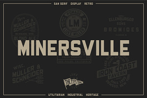 Minersville Font