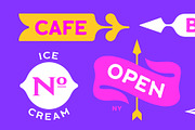 Arrow, signboard, direction. Bright, a Decorative Illustration by Foxys Graphic (Thumbnail 3 of 3)
