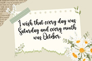 October Handwritten Calligraphy, a Handwritten Font by Aditastudios (Thumbnail 4 of 8)