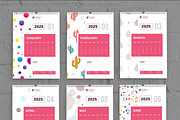 Calendar Template 2025, a Stationery Template by MightyDesign (Thumbnail 2 of 7)