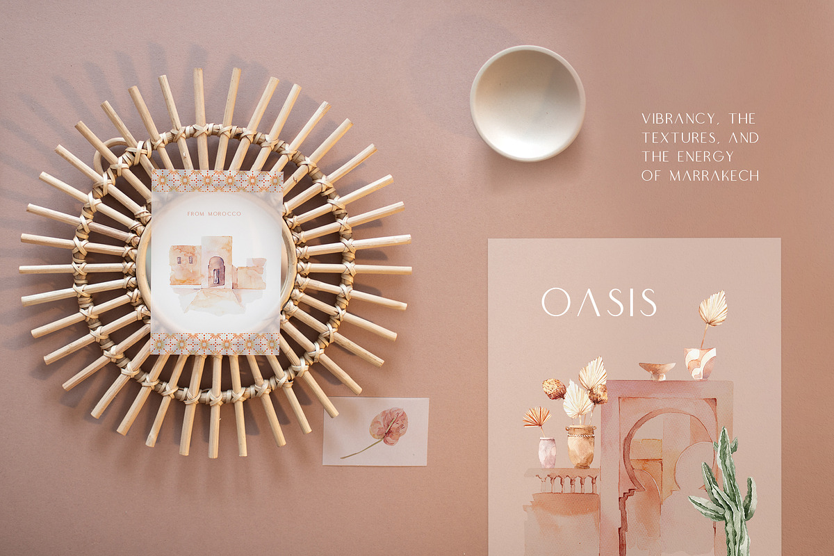 Deserted Dreams Moroccan Aesthetics, a Decorative Illustration by Muse Artist (Photo 2 of 13)