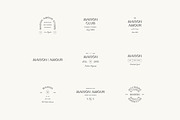 Maison Minimal Logo Kit Ai Eps Psd, a Branding & Logo Template by Feel This (Thumbnail 10 of 13)