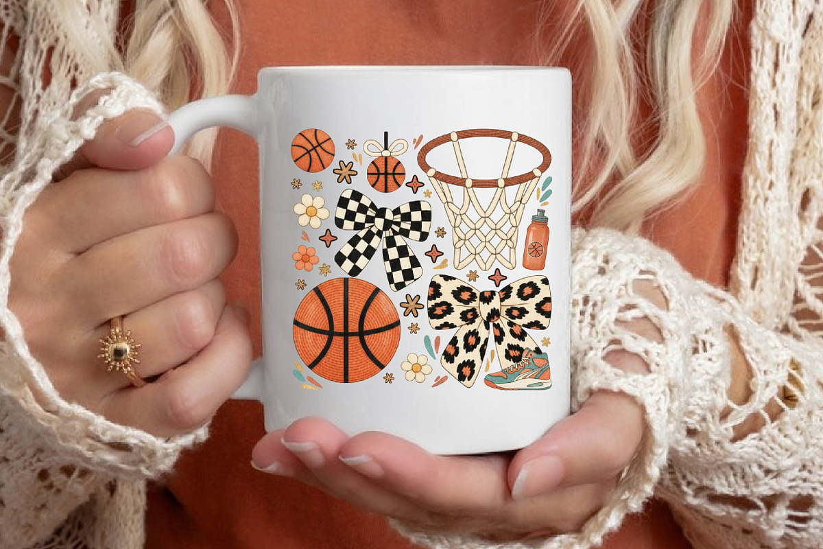 Basketball & Bows Faux Yarn Png, Bow, an Illustration by Designking (Photo 5 of 6)