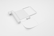 Stationary Mockup, an Advertising Mockup by Qaleb Studio (Thumbnail 2 of 2)