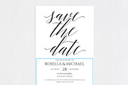 Save the Date Template SHR208, an Invitation Template by Shafura_Wedding (Thumbnail 4 of 5)